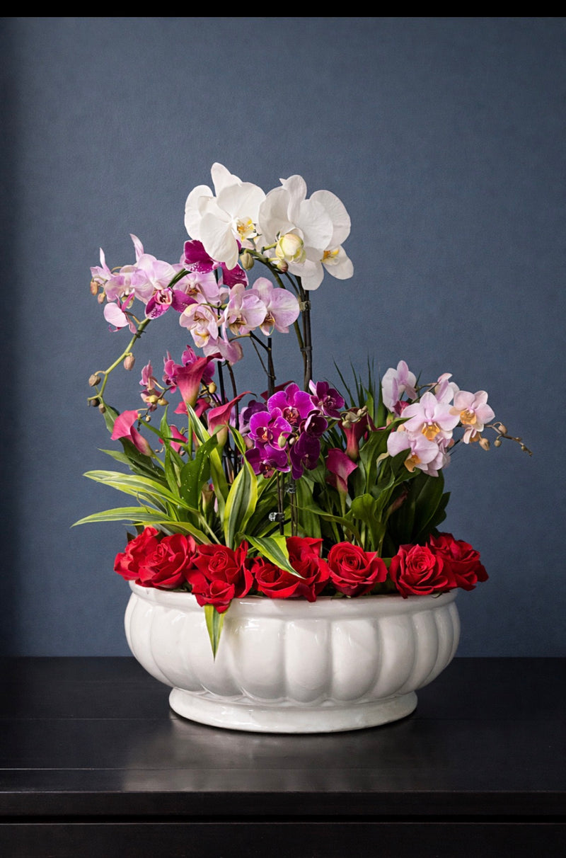 Flower with vase