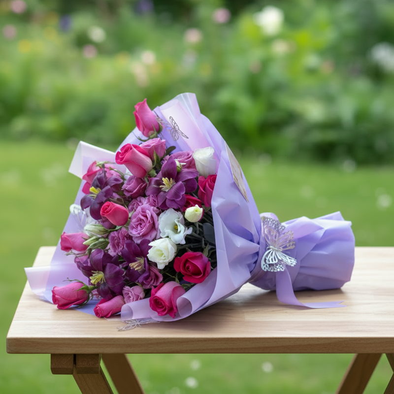 Purple flowers